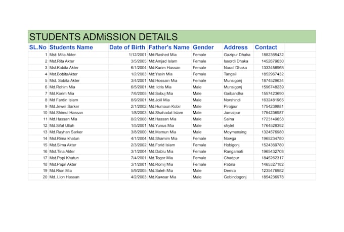1 i will do data entry